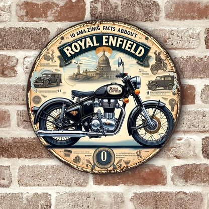 Royal Enfield Metal Sign