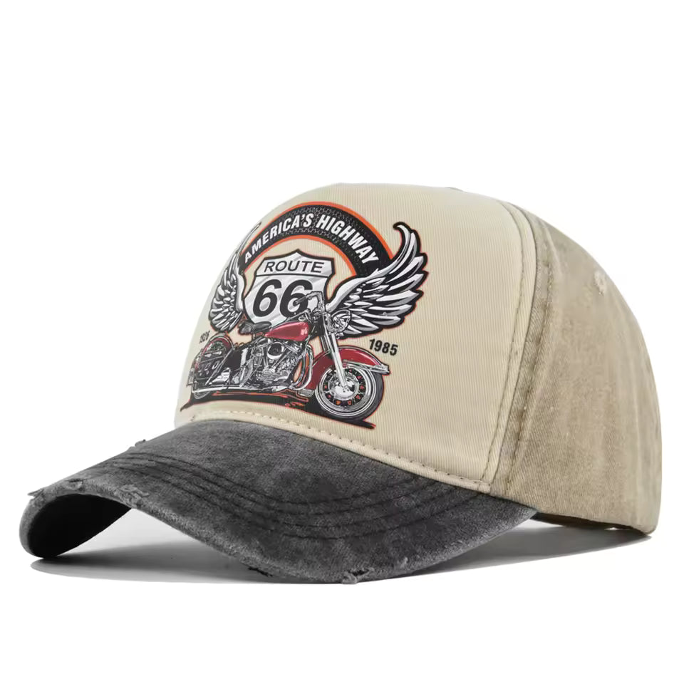America's Highway Route 66 Baseball Cap