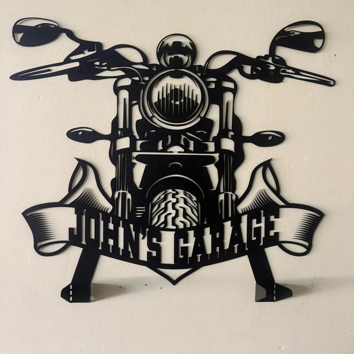 Personalized Metal Motorcycle Jacket Holder
