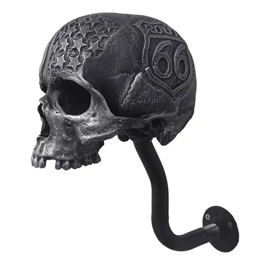 Route 66 Skull Helmet Holder