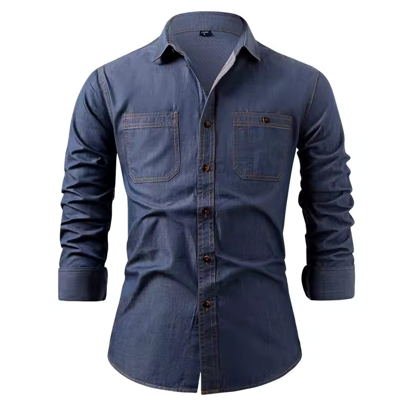 William Long Sleeve Denim Shirt