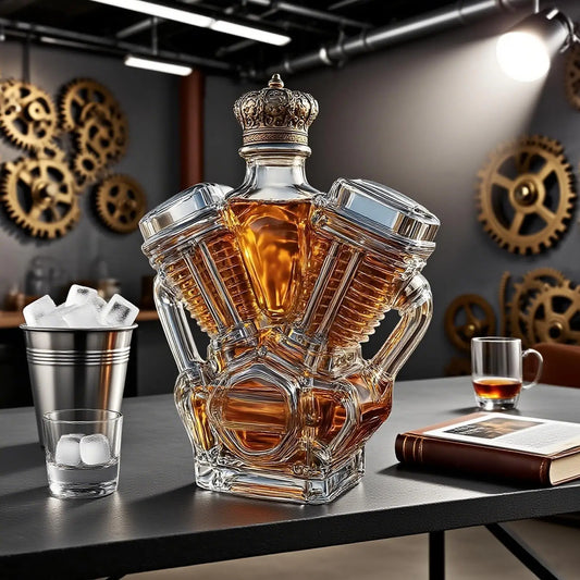 IronPulse Whiskey Bottle