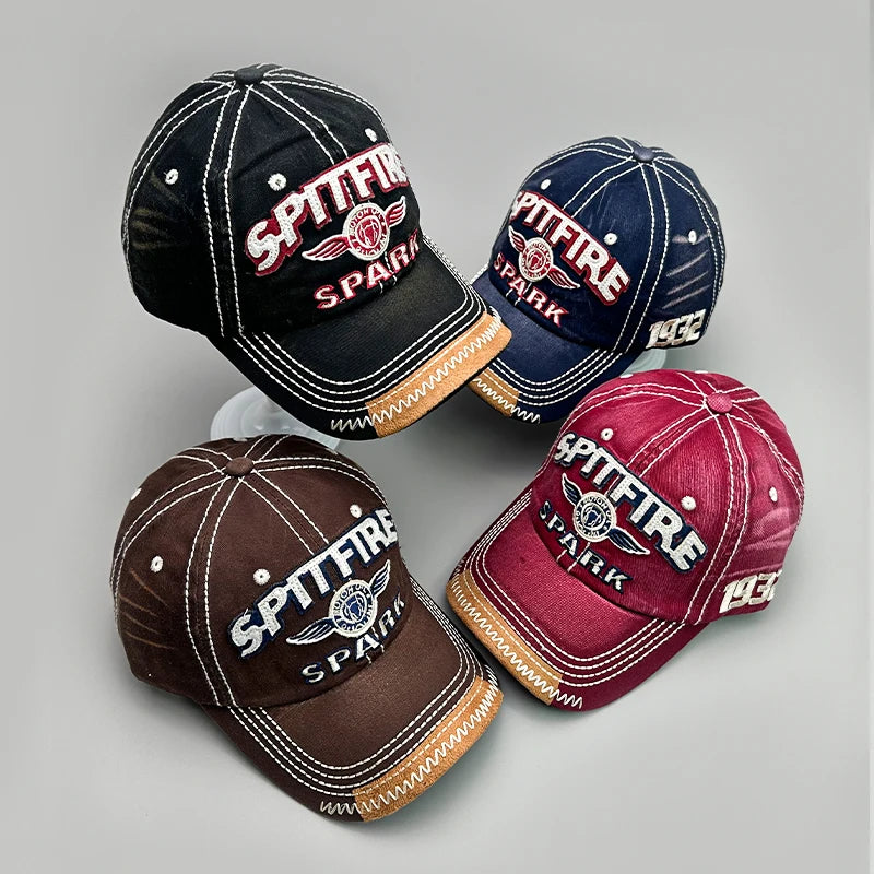 Spitfire Embroidery Vintage Baseball Cap
