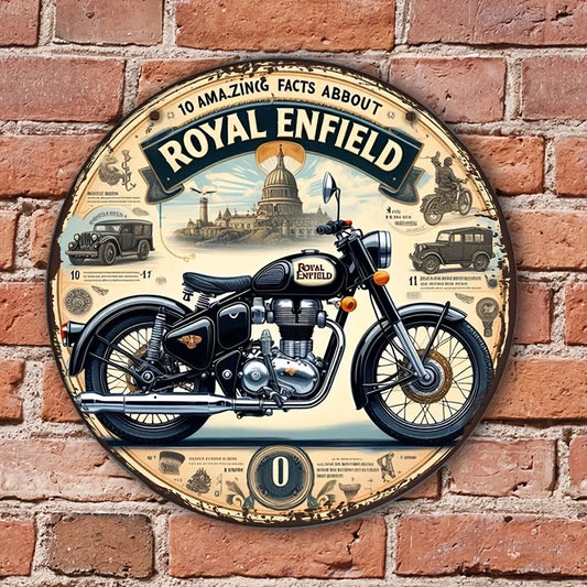 Royal Enfield Metal Sign
