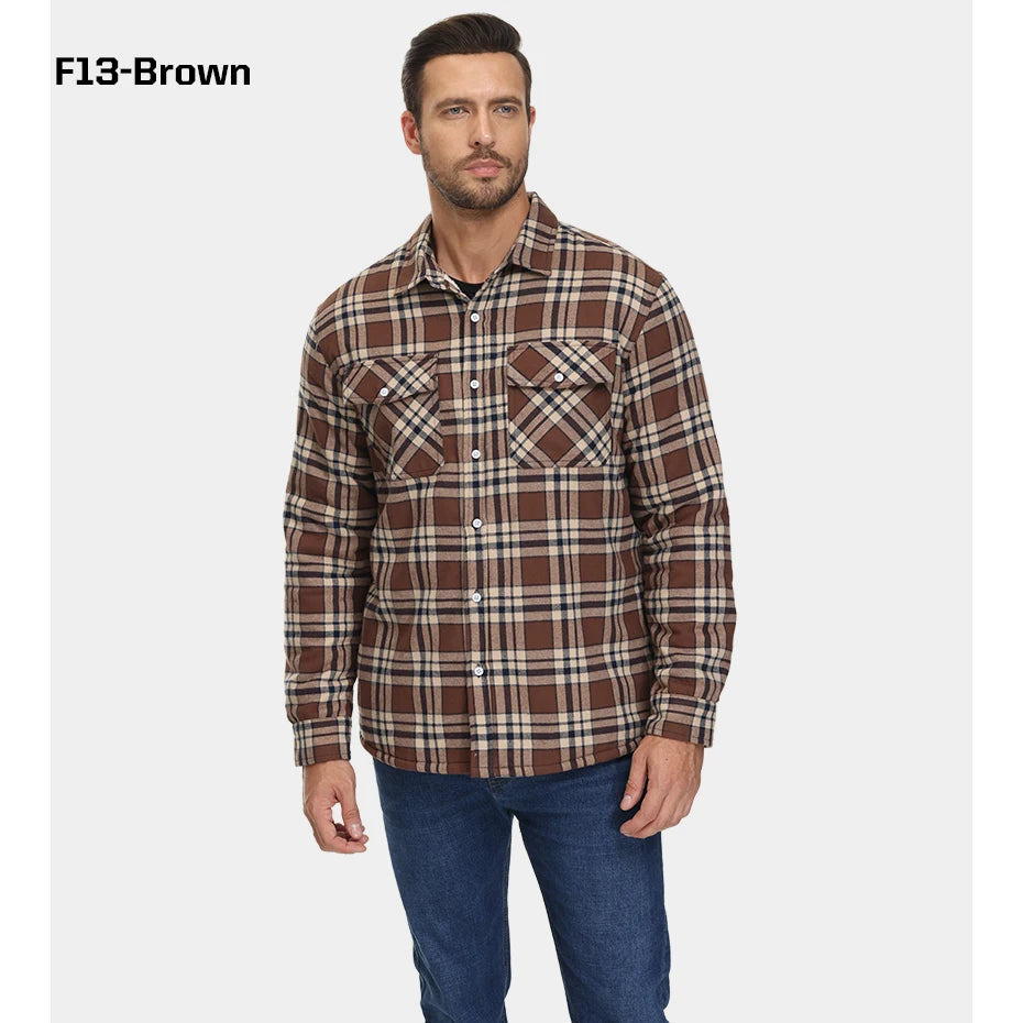 Ridge Fleece Flannel - Brown