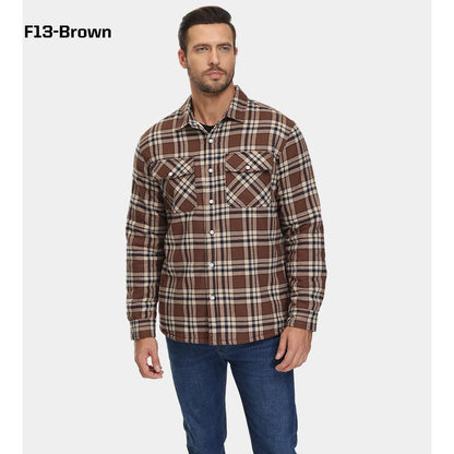 Ridge Fleece Flannel - Brown