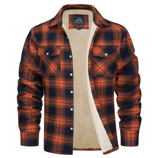 Ridge Fleece Flannel - Orange