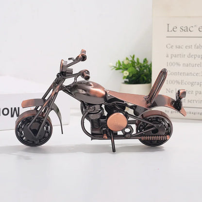 Iron Motorcycle Model Figurine
