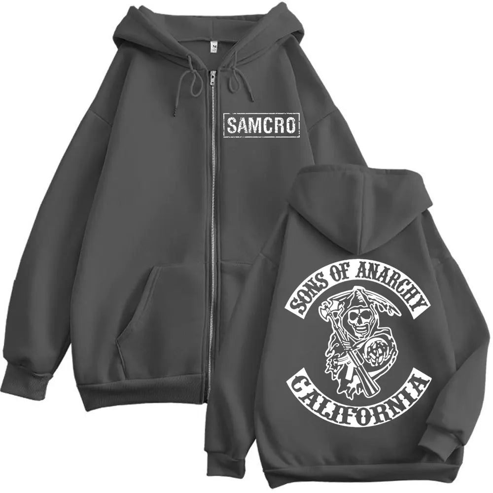 Samcro - Son of Anarchy Zipper Hoodie