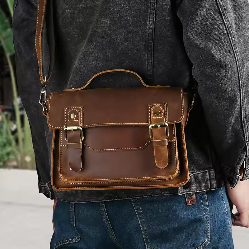Gary Leather Shoulder Bag