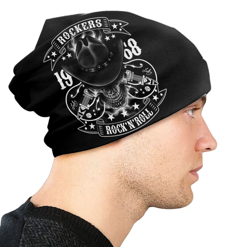 Rockers Skull Beanie VA04