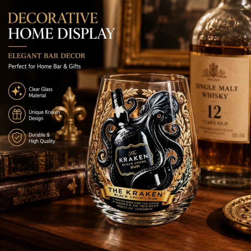 The Kraken Octopus Whiskey Glass