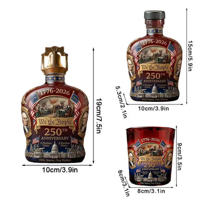 U.S. 250th Anniversary Whiskey Bottle