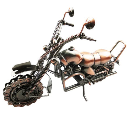 Iron Motorcycle Model Figurine
