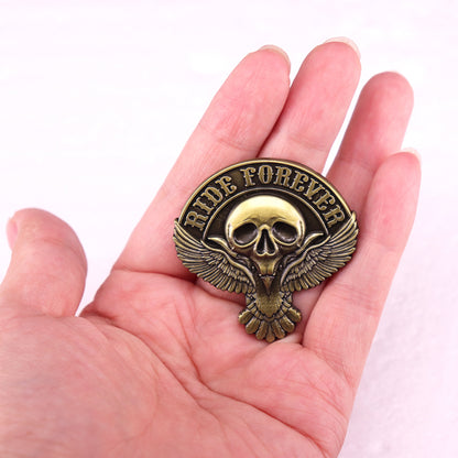 Ride Forever Skull Pin