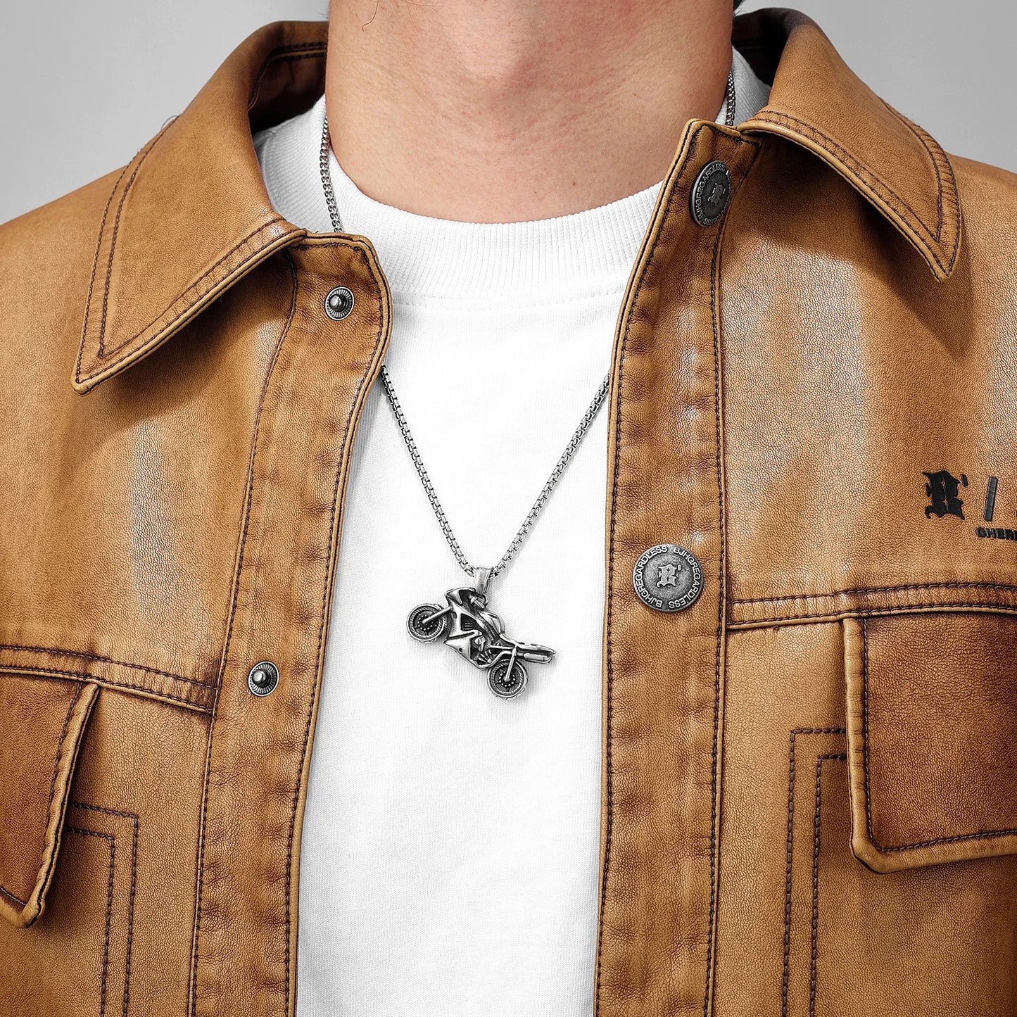 Racing Motorcycle Necklace