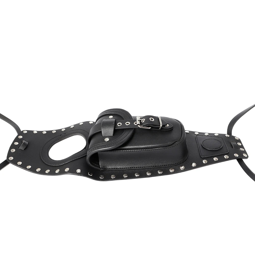 Leather Tank Chap Cover for Harley Davidson 883 / 1200 XL Sportster
