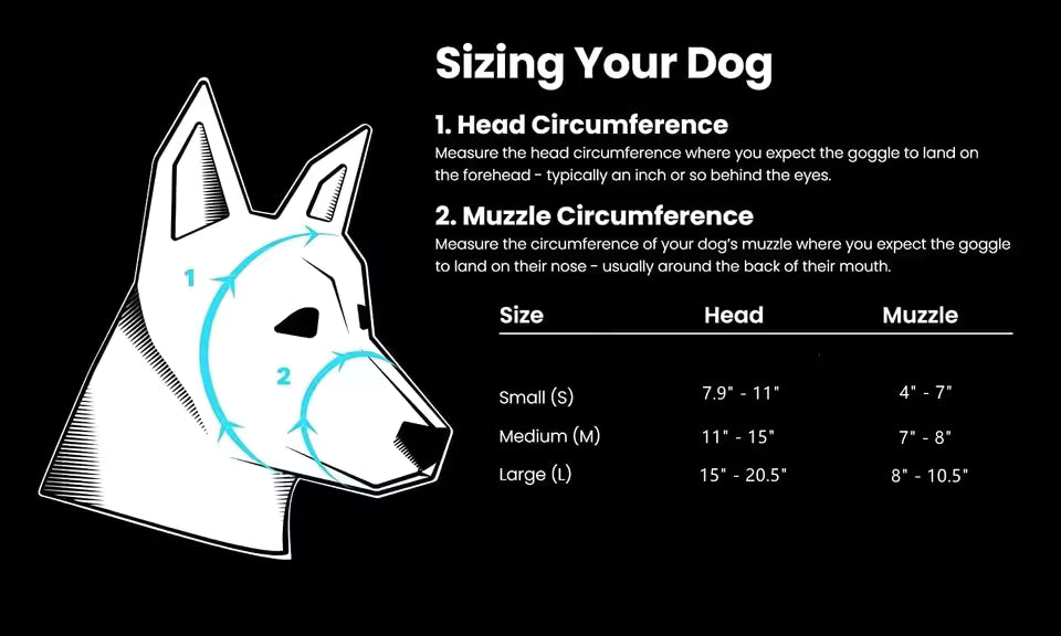 Anti UV Dog Goggles