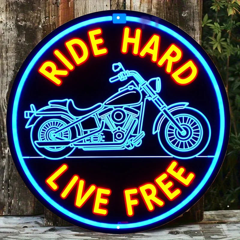 Ride Hard Live Free Neon Sign
