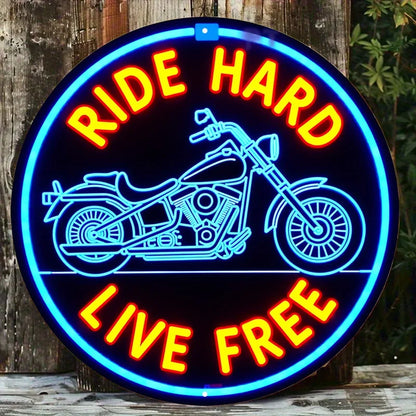 Ride Hard Live Free Neon Sign