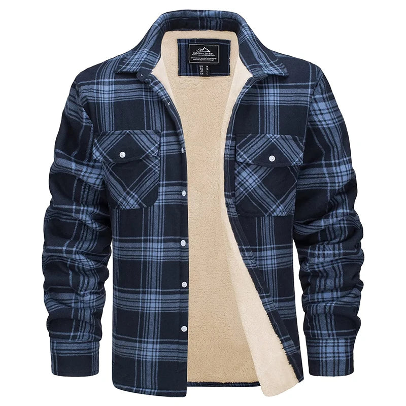 Ridge Fleece Flannel - Blue