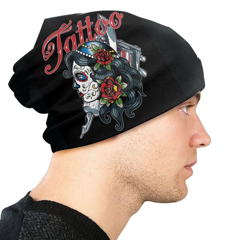 Tattoo Skull Beanie