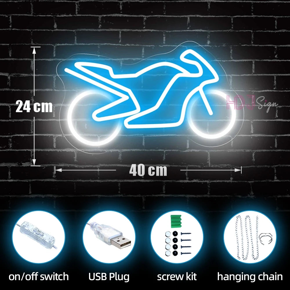 Motorbike Neon Sign 2