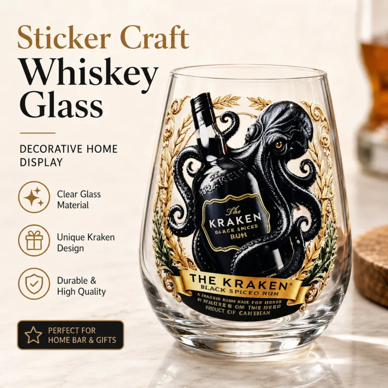 The Kraken Octopus Whiskey Glass