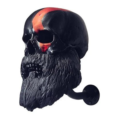 Bearded Skull Helmet Holder