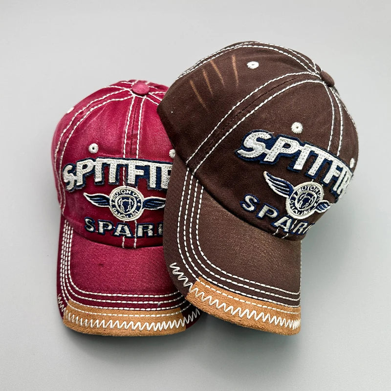 Spitfire Embroidery Vintage Baseball Cap