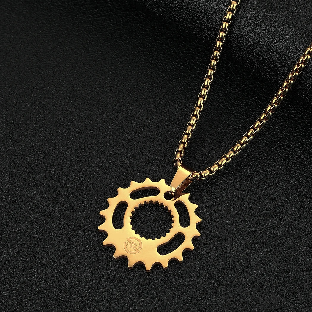 Motorcycle Gear Necklace