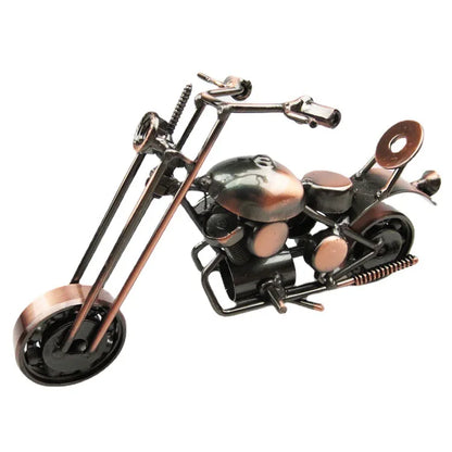Iron Motorcycle Model Figurine
