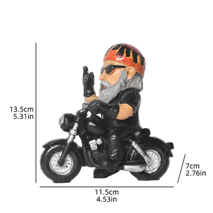 Motorcycle Rider Resin Figurine