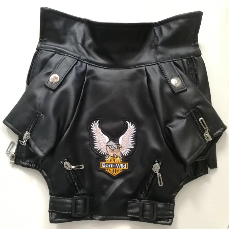 Born-Wild Dog Leather Jacket