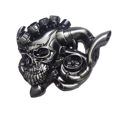 Metal Skull Motorcycle Fuel Tank Stickers