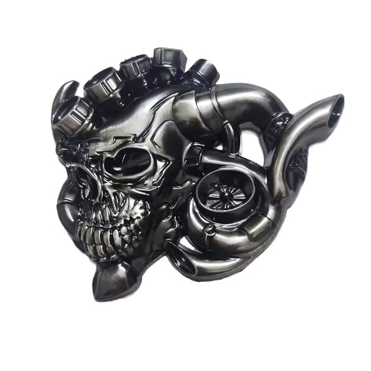 Metal Skull Motorcycle Fuel Tank Stickers