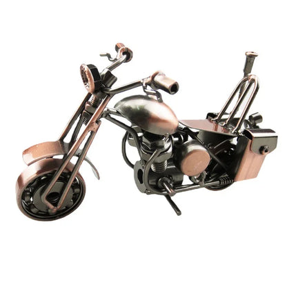 Iron Motorcycle Model Figurine