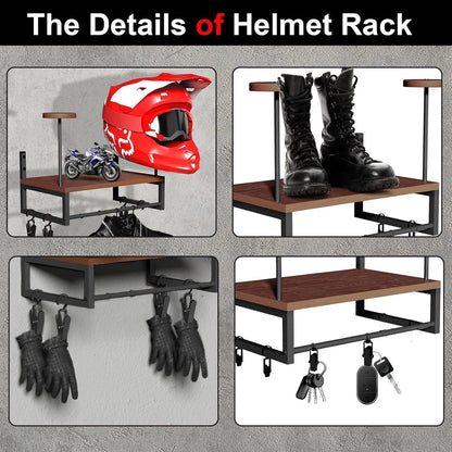 Motorcycle Helmet Multi-Function Bracket