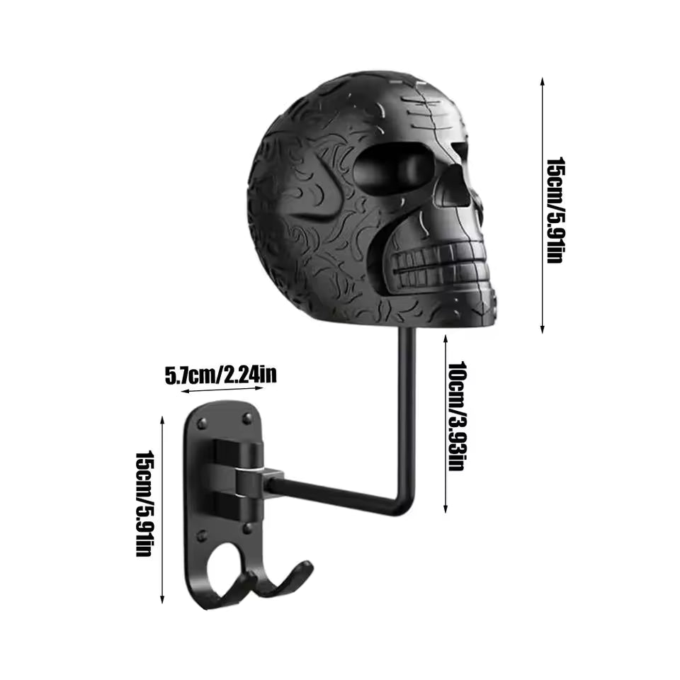 Skull Head Helmet Holder