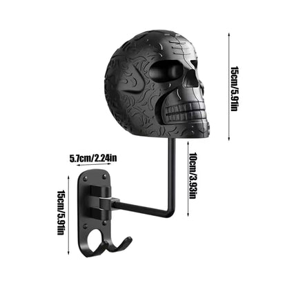 Skull Head Helmet Holder