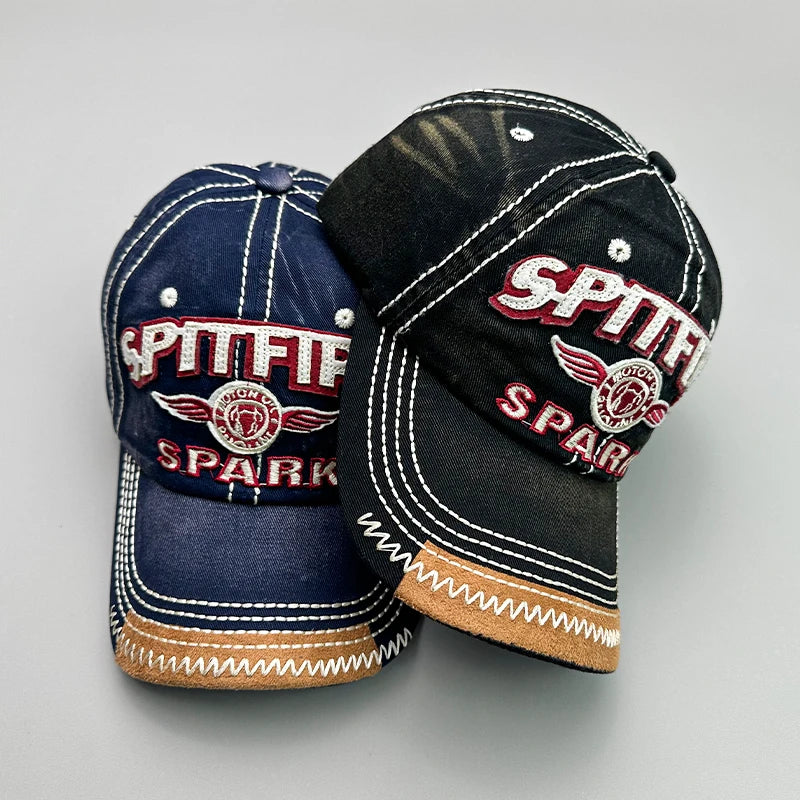 Spitfire Embroidery Vintage Baseball Cap