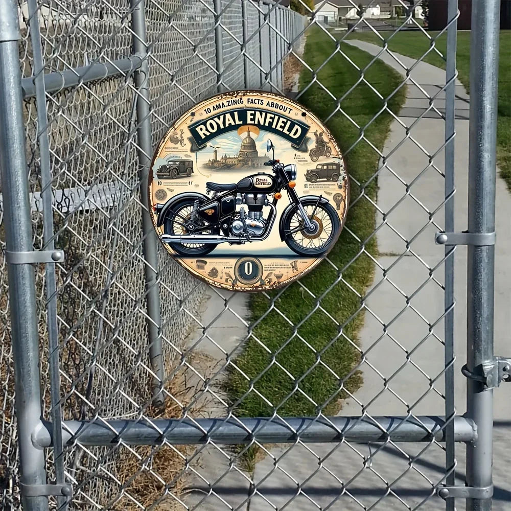 Royal Enfield Metal Sign