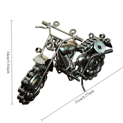 Vintage Motorcycle Figurine