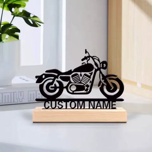Personalized Motorcycle Metal Sculpture 2