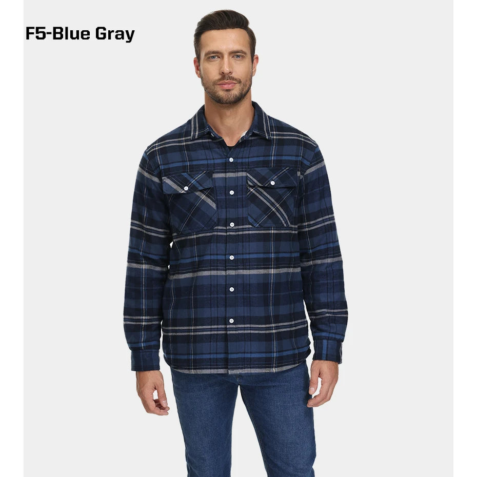 Ridge Fleece Flannel - Blue Gray