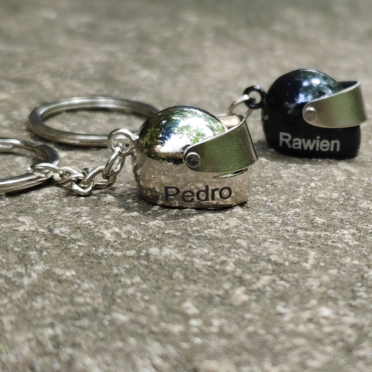 Customized Motorcycle Helmet Keychain