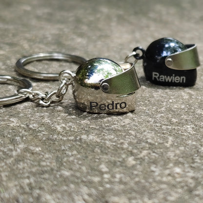 Customized Motorcycle Helmet Keychain