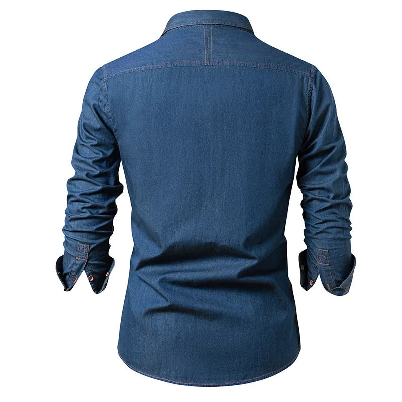 William Long Sleeve Denim Shirt