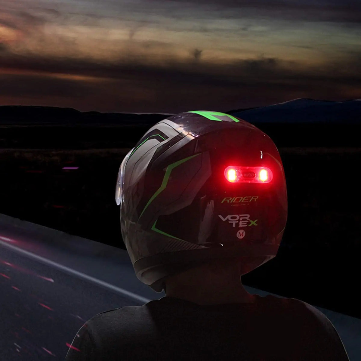 Led Helmat Vortex LED Helmet Light – American Biker Gear