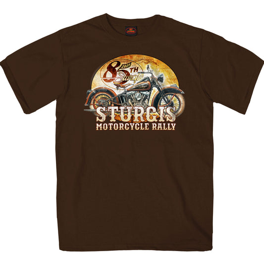 2025 Sturgis Motorcycle Rally Drafting Chocolate SS T-Shirt